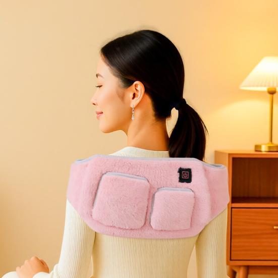 Пояс с подогревом для женщин, регулируемый электрический пояс с подогревом, 3 температурных режима, портативная грелка для спины, живота, для расслабления