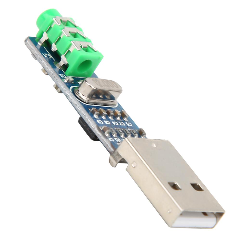 5V Мини USB ЦАП Декодер PCM2704 USB Звуковая Карта Аналоговый ЦАП Декодер ПлатаPCM2704