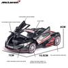 Масштаб 1/32 McLaren P1 GTR, литая под давлением модель автомобиля, игрушечный автомобиль с откатным механизмом, звуком и светом для детей, коллекция подарков для мальчиков и девочек