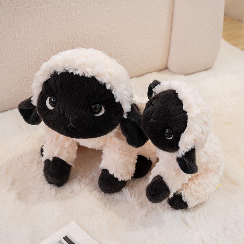 Adorable Little Sheep Plush Toy a Soft and Cuddly Pillow-Style Companion Doll, Perfect for Kids to Lounge On and Birthday Gift!