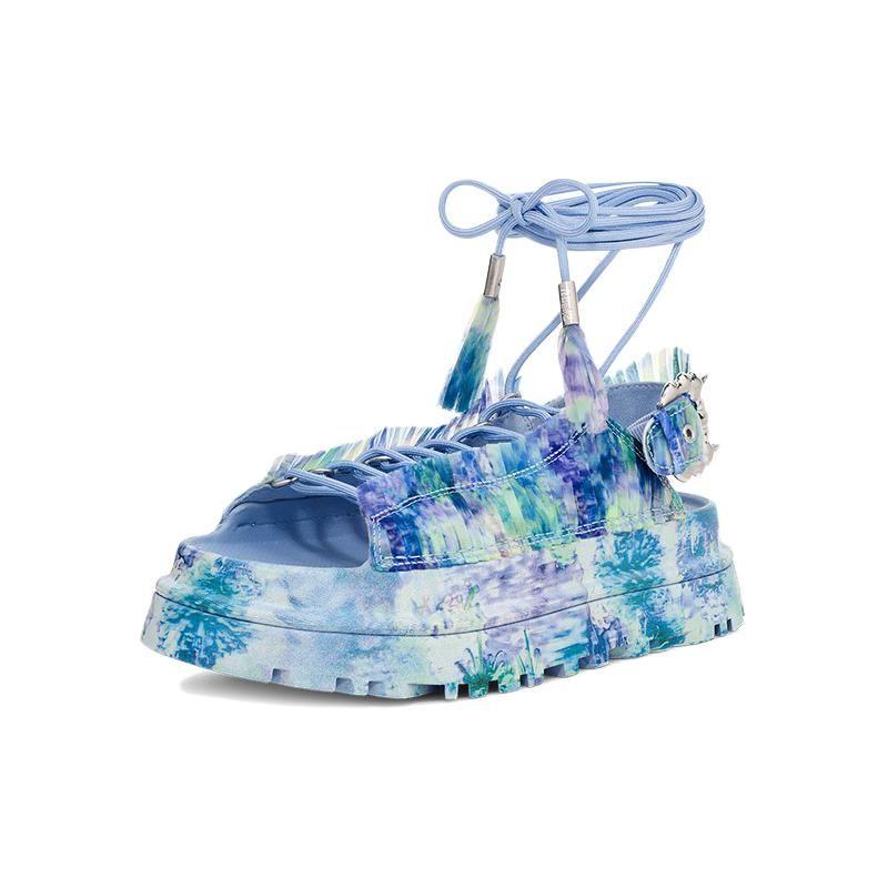 Collina Strada x UGG  Сандалии Goldenglow Синий цветочный Женские кроссовки 1165750-BLFL