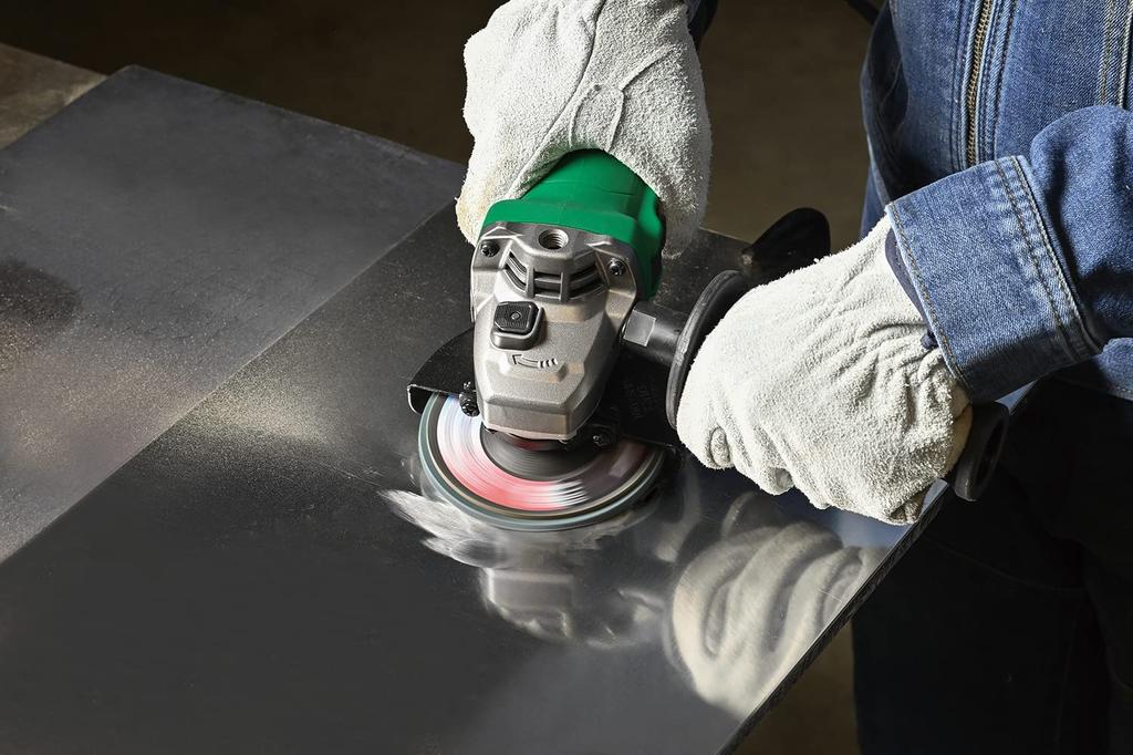 Электронная дисковая шлифовальная машина HiKOKI AC100V 125 мм с функцией плавной регулировки скорости и ползунковым переключателем типа G13VE2