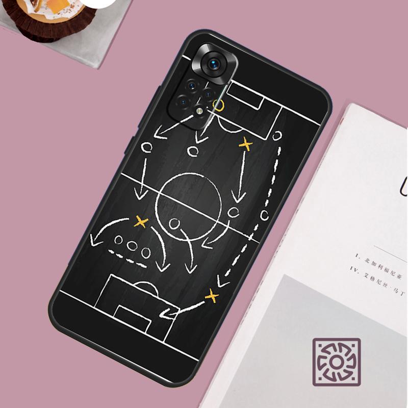 Чехол Football Soccer Tactics Time для Xiaomi Redmi Note 14 13 12 11 15 Pro Plus Redmi 15 13 10 10C 12C 13C 14C 15C