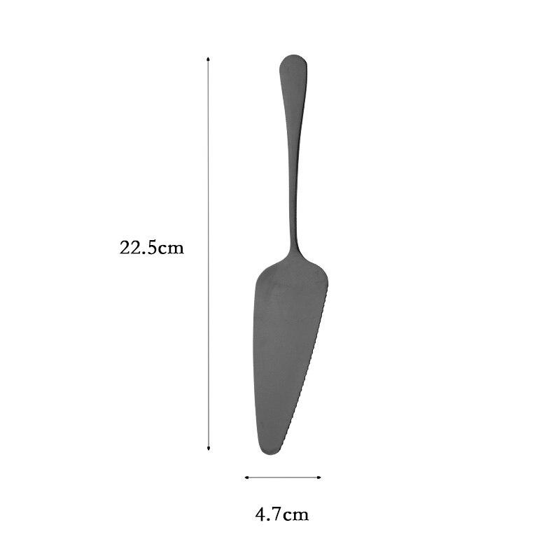 1Pc Tableware Gold Cake Shovel Spatula Baking Pastry Tools Wedding Cake Serve Party Cake Decorating Shovel Restaurant Silverware