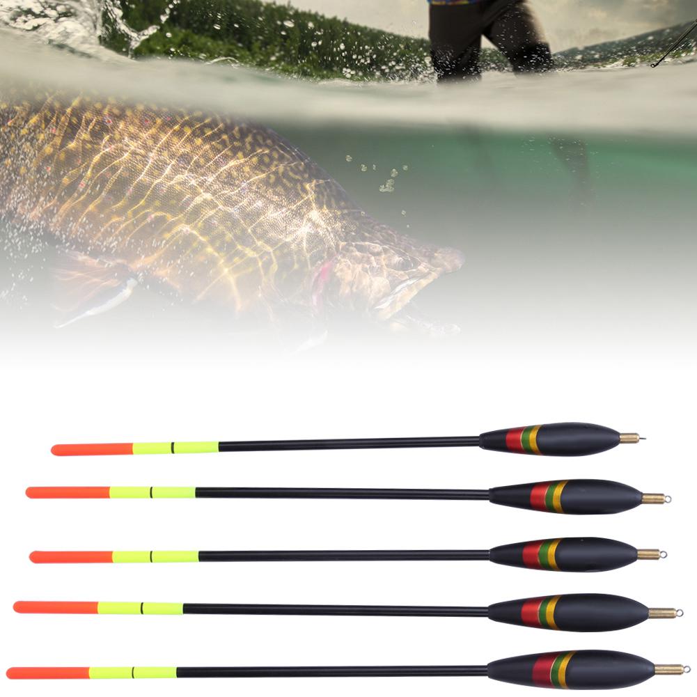 5 шт. прочных поплавков для рыбалки из бальзы, многоцелевых приманок для рыбы, набор аксессуаров( )