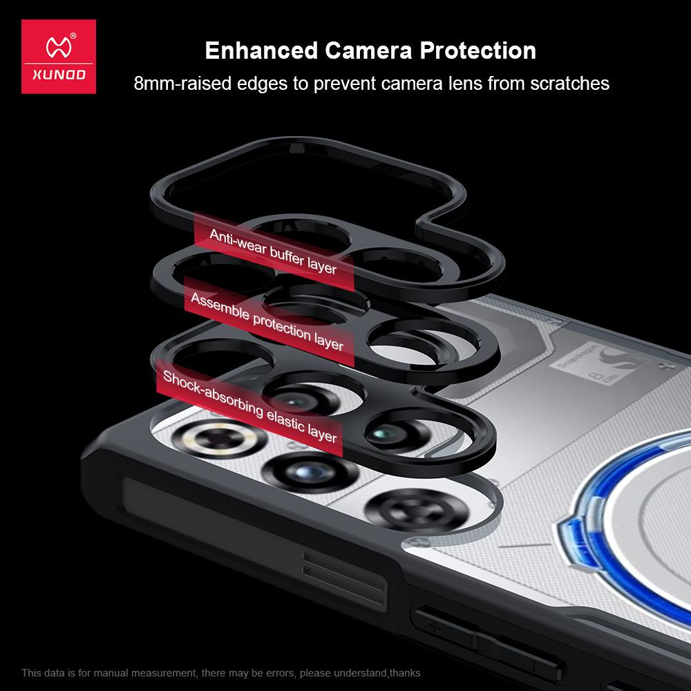 Для ZTE nubia Red Magic RedMagic 11 Pro Plus Pro+ Чехол XUNDD Чехол Подушка безопасности Противоударный Бампер Защитные Чехлы Прозрачная Задняя Крышка