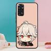Чехол Genshin Impact Каэдэхара Казуха для Xiaomi Redmi Note 14 13 Pro 12 11 9 10 9S 10S 11S 12S Redmi 14C 13C 10C 12C