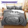Al-Nassr FC Pattern Bedding,Quilt Set Quilt Cover Pillowcase Home Birthday Gift(1 * duvet cover + 2 * pillowcase, without core)