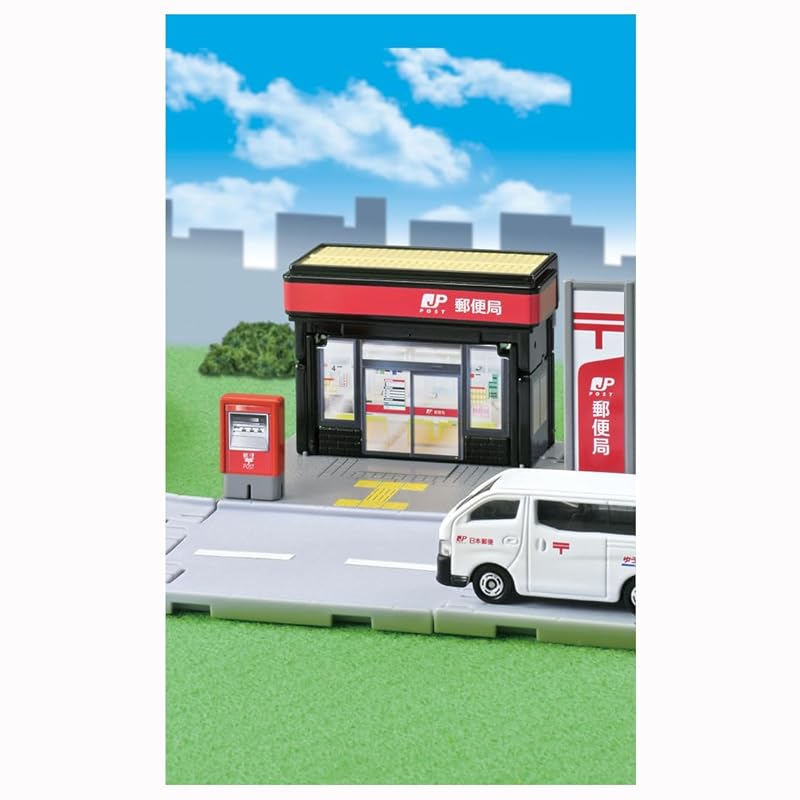 Takara Tomy Tomica Tomica Town Почтовое отделение (с машинкой Tomica) Игрушечная машинка-миниатюра для детей от 3 лет