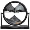 3D Dynamic Sand Art Ornament for Living Room - Round Flowing Sand Painting Home Craft Birthday Gift