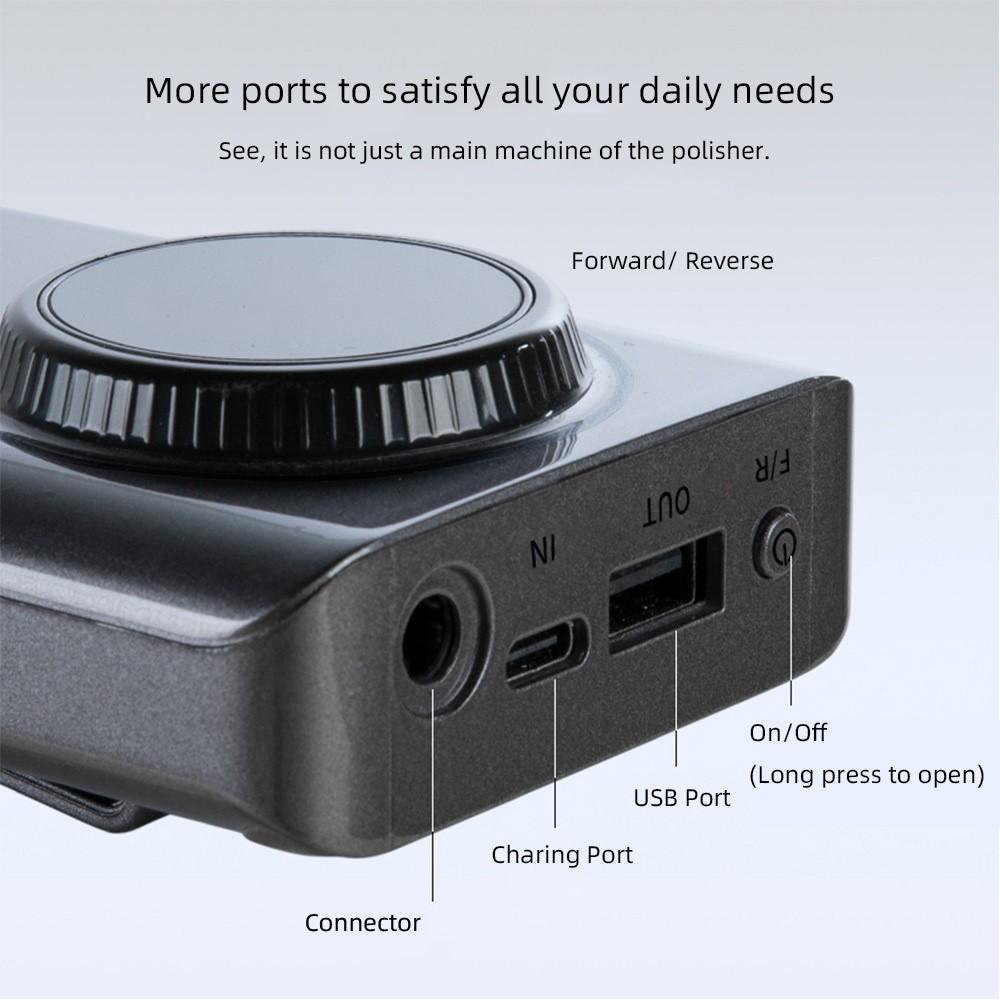 35000 об/мин Перезаряжаемая ЖК-дисплей Инструменты для ногтей Ручка Набор полировщиков для гелевых ногтей Многофункциональная Портативная Электрическая Машинка для Маникюра