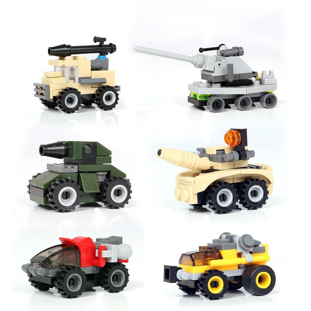 Mini Car Building Blocks Children Educational Assemble Building Bricks Toys For Children Birthday Gifts