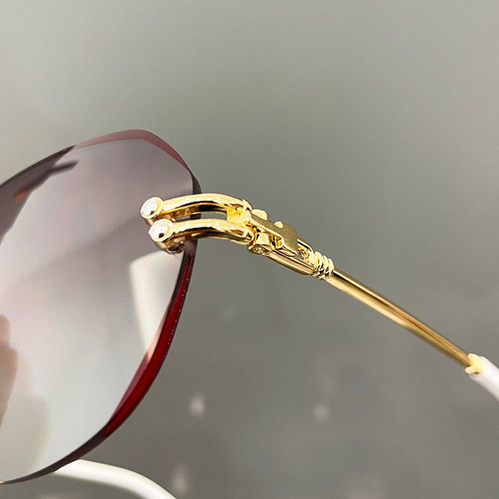 Goggles +2.00~+4.0 Diopter Reading Glasses Vision Care Diamond Cutting Rimless Presbyopic Glasses