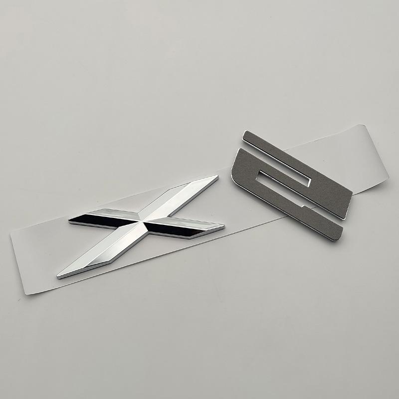 3D ABS Chrome логотип X3 X5 X6 GT эмблема автомобиля значок наклейка на багажник для X5 E70 E53 F15 G05 X3 X5 X6 GT Stikcer аксессуары