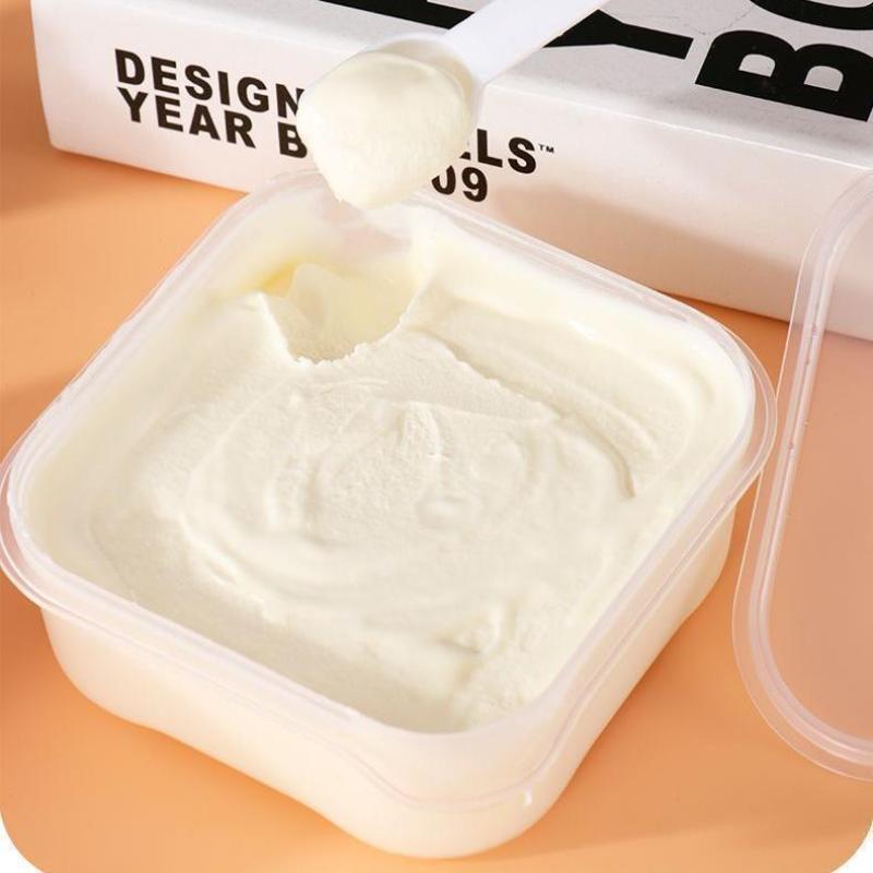 350/650 мл Контейнер для хранения мороженого, многоразовый контейнер для мороженого, форма с крышкой, кухонный холодильник для хранения, дом