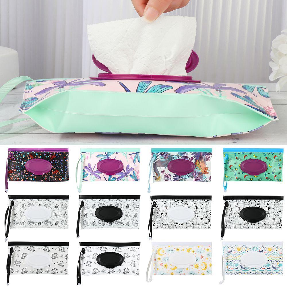 Portable Baby Product Carrying Case Stroller Accessories Wet Wipes Bag Tissue Box Cosmetic Pouch