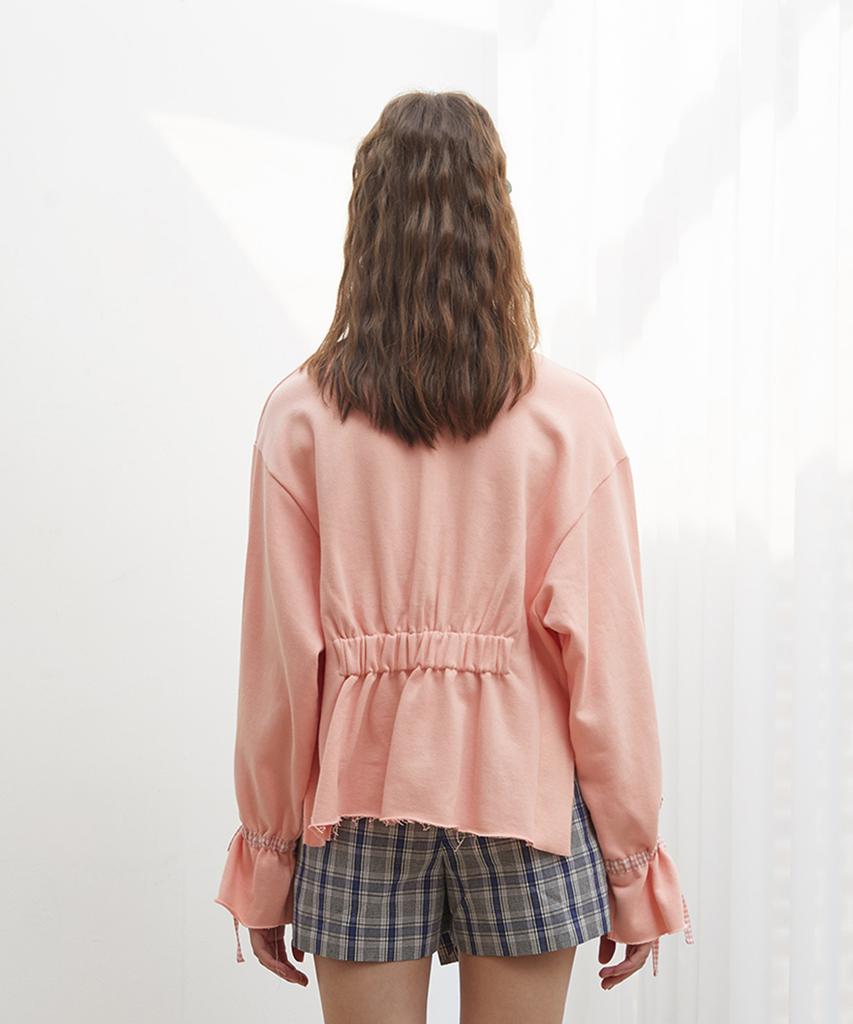 NEAR&DEAR Banding Point Sweet T-Shirt Pink