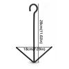 Metal Fruit Bird Feeder Hanging Hook Pet Food Storage Rack Hummingbird Feeder  Yard Porch