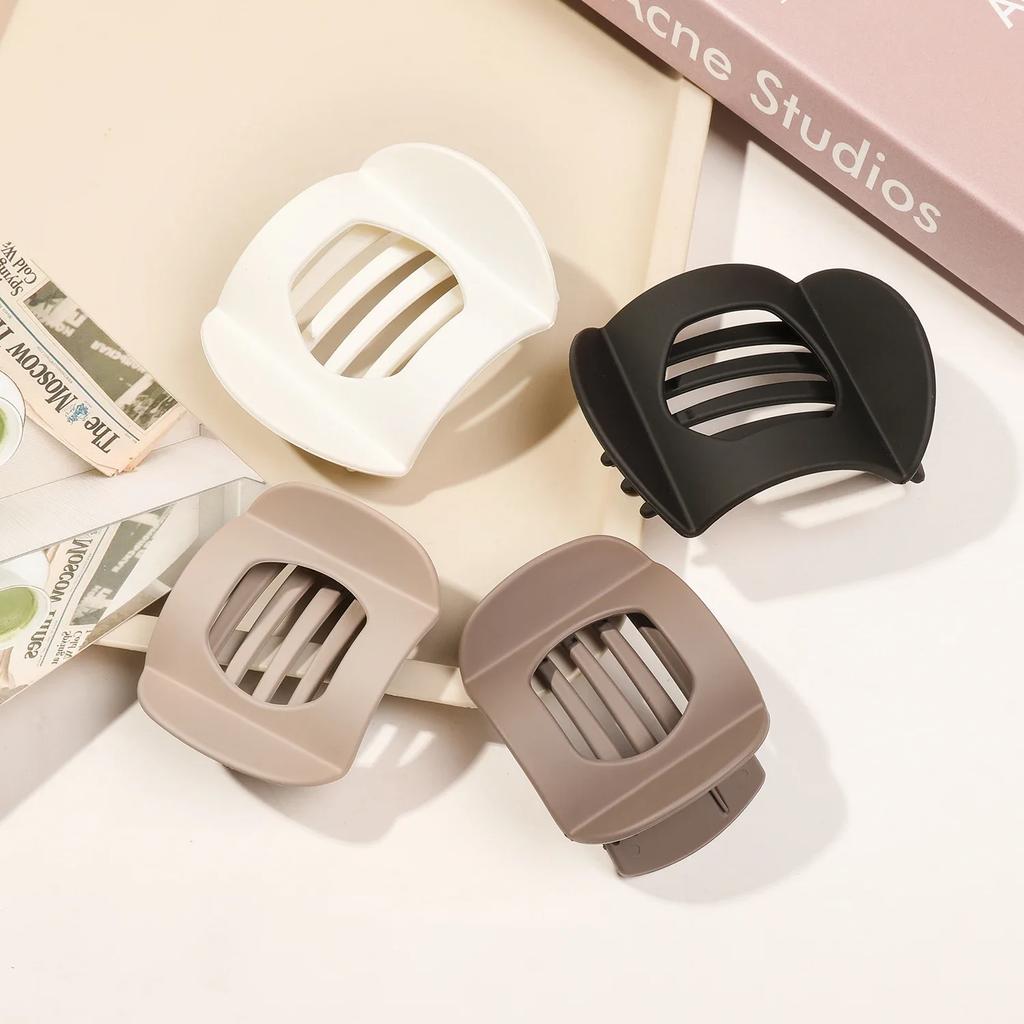 Новые большие и маленькие размеры заколки для волос из поликарбоната для женщин, нескользящие аксессуары для волос, винтажные заколки в форме утиного когтя, заколки для девочек