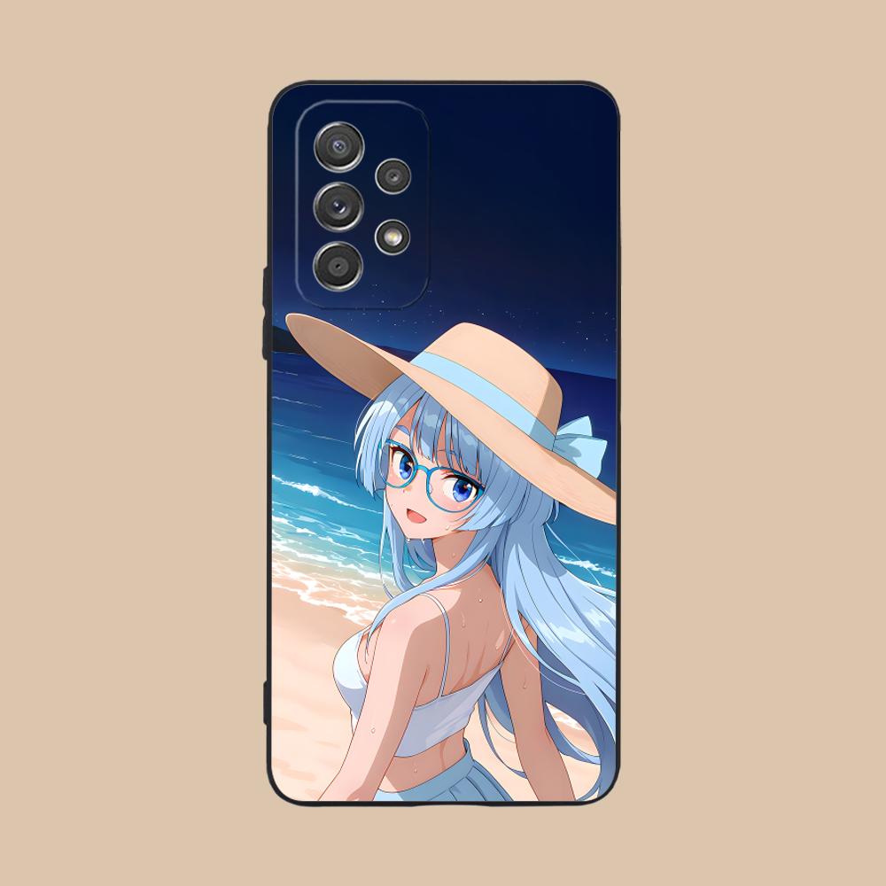 Чехол Seiha Shiunji для Samsung Galaxy A73 72 71 70 56 55 54 53 52 36 35 34 23 16 15 5G Цветной Защитный Роскошный Чехол