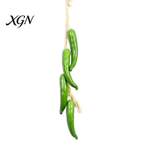 Realistic Fake Vegetables for Farmhouse Display Artificial Hanging String, Simulation Pendants, Kitchen Wall Vegetable Skewers Cafe Decor, Foam Props