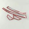 For Cadillac XT5 2016-2024 4Pcs ABS Chrome Car Sticke Rearview Side Mirror Strip Trim Strip Cover Door Rear View Exterior ABS