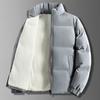 Men's Spring, Autumn and Winter Fleece Thickened Boys Bread Cotton Jacket