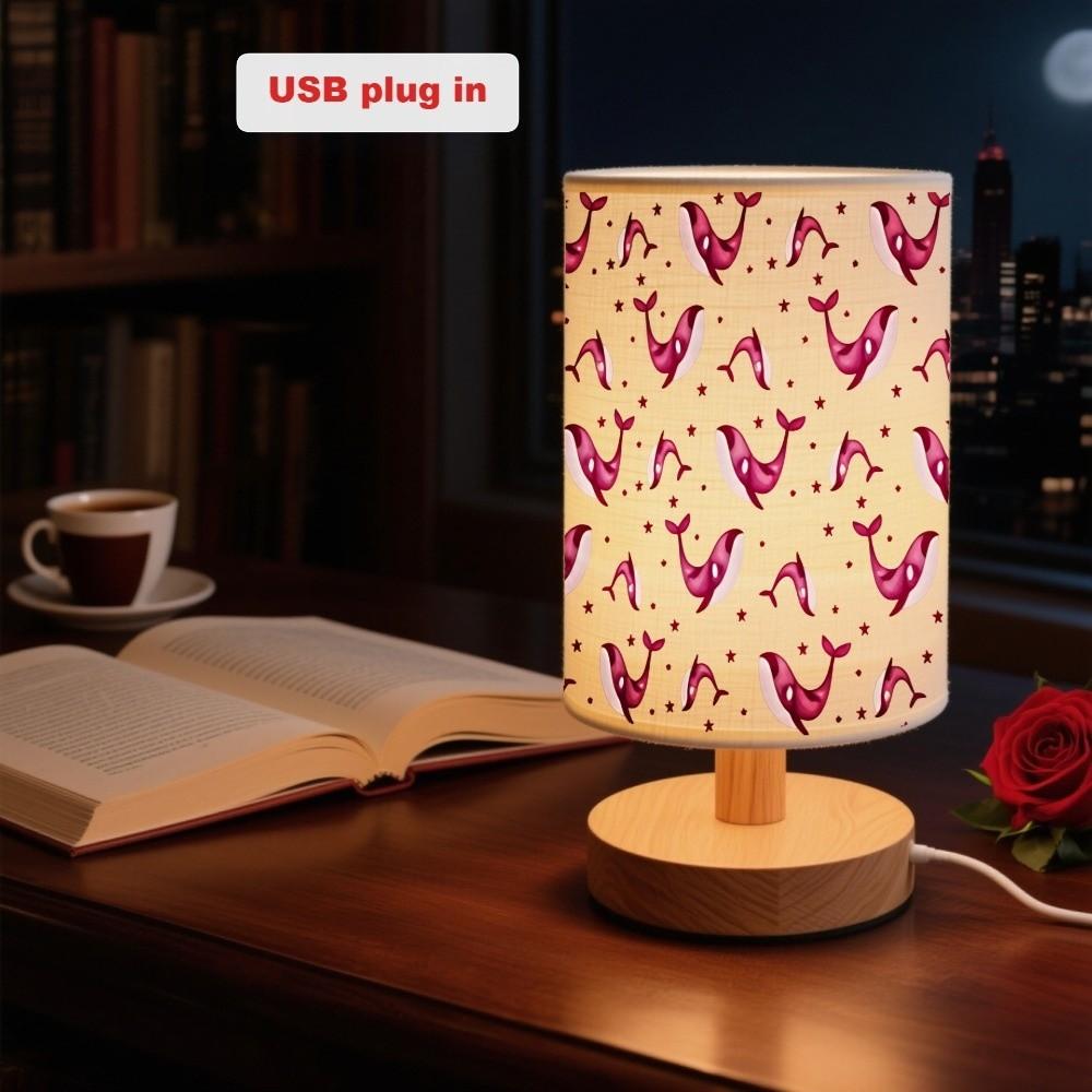 Fabric Bedside Night Light Soft Warm Night Light Kids Lamp Fabric Table Lamp Bedside