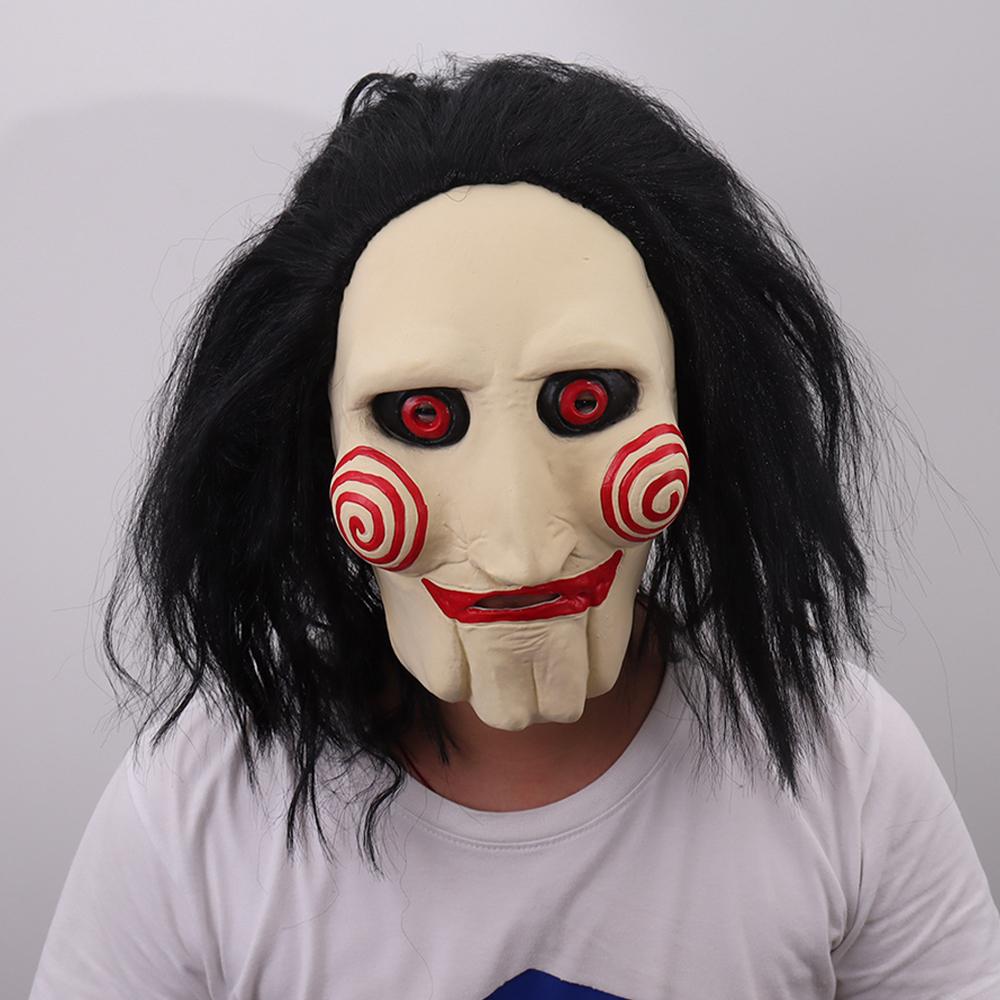 Пазл Билли Маска Страшная марионетка Маска клоуна для Хэллоуина Костюм Косплей