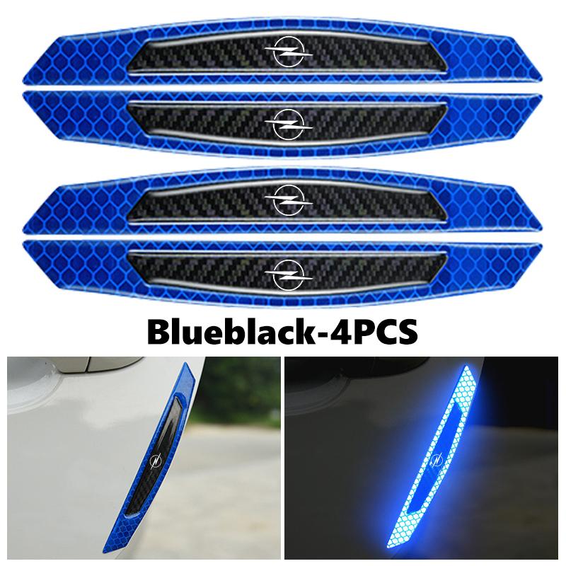 For Opel Reflective Car Sticker Door Edge Guards Trim Molding Protection Strip Scratch Protector Insignia Corsa Zafira Meriva YC4