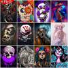 Diamond Painting Skeleton Pictures Of Rhinestones 5D DIY Diamond Embroidery Full Set Flower Mosaic Cross Stitch Handicraft