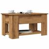 VidaXL Coffee Table Artisan Oak 79x49x41 Cm Engineered Wood, Coffee Table with Lift-up Top, Side Table 856929