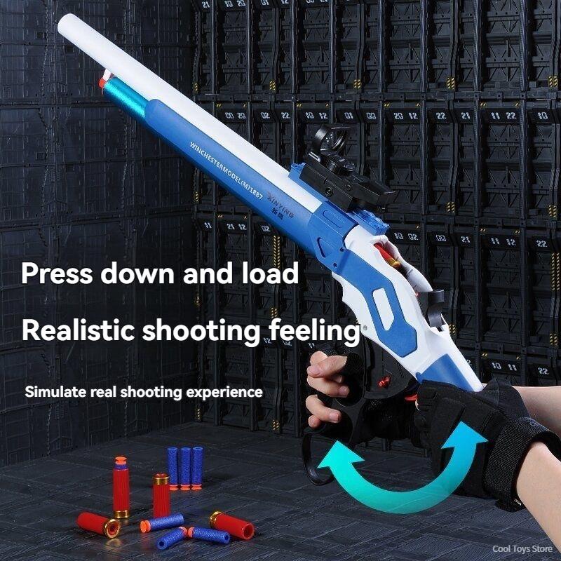 M1887 Мягкая пуля, стреляющая игрушечными пушками, винтовкой, страйкбольным оружием, ручным пневматическим гранатометом для взрослых, для мальчиков, для активного отдыха, CS Go Fighting