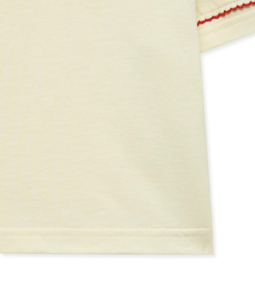 YALE Women'S Stitch Point T-Shirt_Yellow
