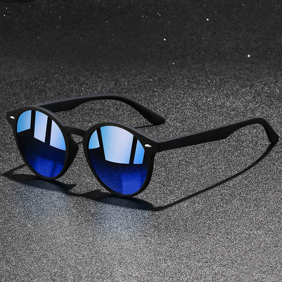 Модные классические круглые солнцезащитные очки UV400 для мужчин и женщин, для вождения, рыбалки, красочные, трендовые, легкие, для активного отдыха