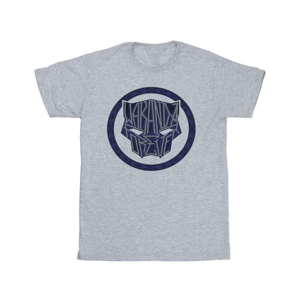 Marvel Mens Wakanda Forever Tribal Icon T-Shirt