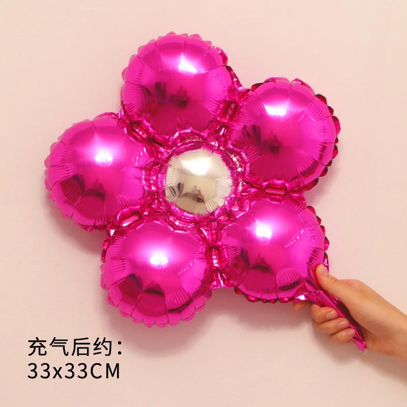 Flower Foil Balloon Daisy Rose Flower Various Flowers Balloons Wedding Birthday Party Valentine's Day Decoration Supplies