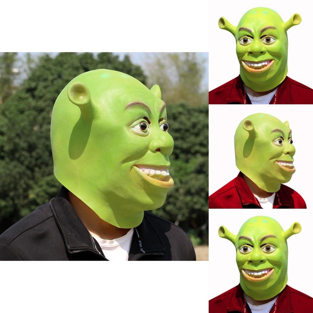 Costume Shrek Mask Mask Cosplay Costume Accessories Halloween Necessities Daily