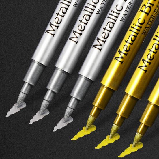 Маркер для граффити, высокая насыщенность цвета, водонепроницаемый, плавно пишет, не выцветает, DIY, яркий цвет, металлический маркер, ручка для подписи, товары для дома