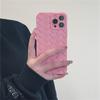 Роскошный матовый чехол ярких цветов с 3d плетением и решетчатым узором для телефона Iphone 13 12 11 14 Pro Max Plus, мягкий силиконовый защитный чехол