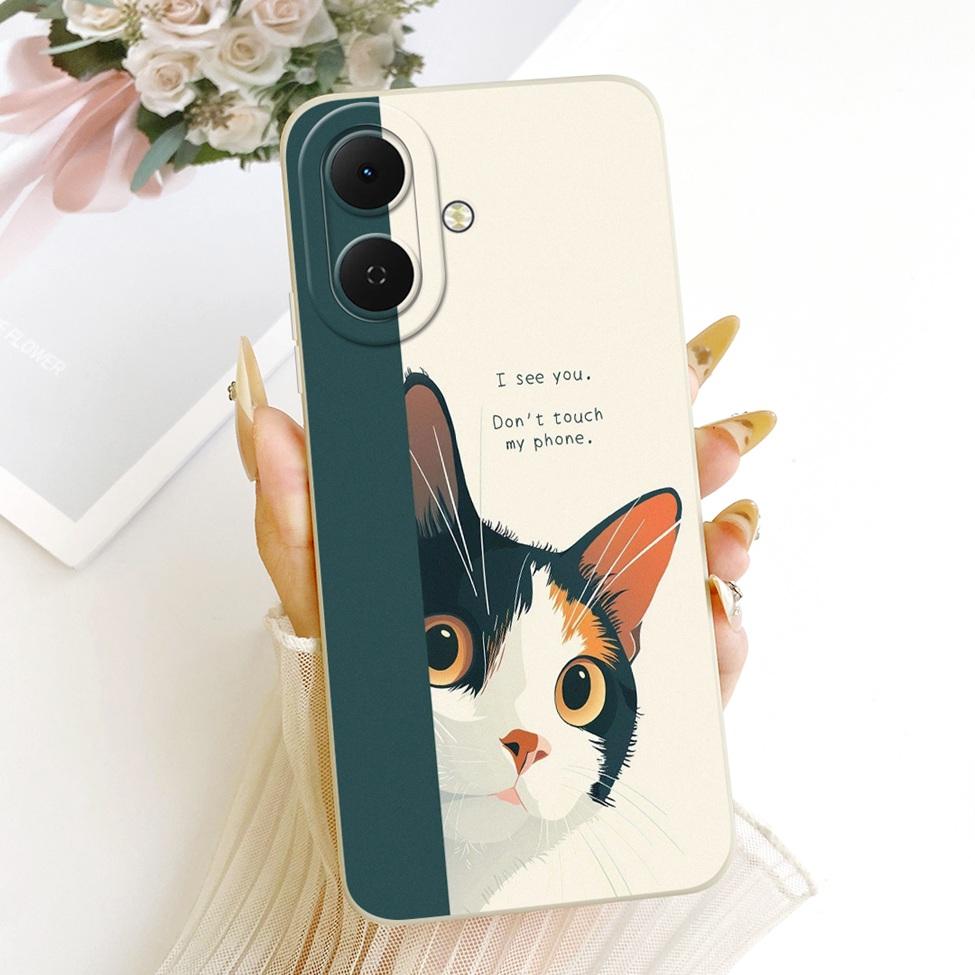 Чехол для Tecno KM4 Чехол для Tecno Spark Go 2 Роскошный Модный Милый Мультяшный Забавный Расписной Силиконовый Чехол для Телефона