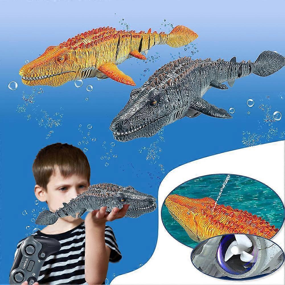 Игрушка для детей, имитирующая динозавра, акулу, брызгающая водой