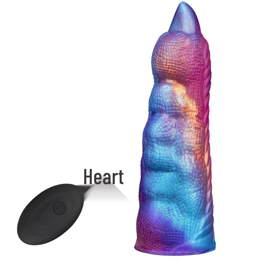 Компактный Вибрирующий Dildo в Форме Инопланетянина - Беспроводной Искусственный Пенис Анальная Пробка для Женщин