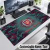 Custom Name Text Mouse Pad Burnley Football Personalized Desk Pad For Work And Gaming