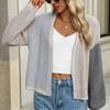 IHUASU Женский осенне-зимний темпераментный дорожный свободный вязаный кардиган куртка джемпер