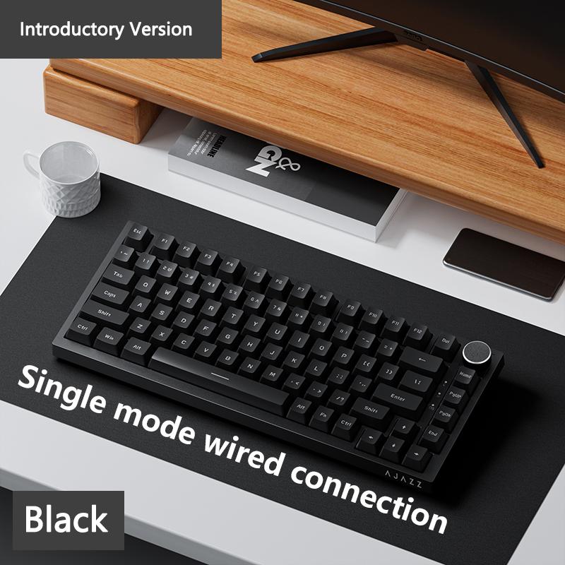 Ajazz AK820 Triple Mode Mechanical Keyboard Full Key Hot Swap Gaming Office