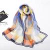 Outdoor Countryside Summer Sunscreen Scarf Beach Scarf Long Women'S Soft Women'S Decorative Thin Scarf Scarf