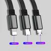 VKXG1 Car Interior Fast Charging Cable 3-in-1 Telescopic Charger for Opel OPC Astra Insignia Mokka Zafira Corsa Vectra C D Antara Car