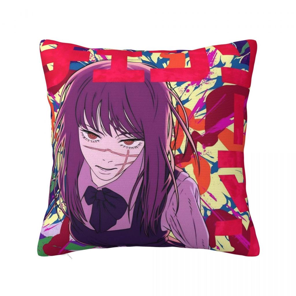 Yoru Chainsaw Man War Devil Pillow Covers Car Asa Mitaka Cushion Cover Cool Home Decoration Pillow Cover 40*40