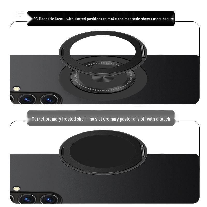 Samsung Z Fold7 Case: Foldable Screen 360° Rotating Magnetic Stand, Flip Cover, Anti-Fall Protection